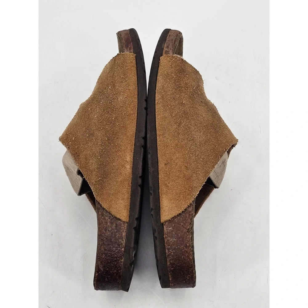 Birkenstock Zurich Men's Size EU 40 US L9 M7 Suede Brown Sandals‎ 050401